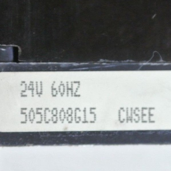 WESTINGHOUSE 505C808G15 / 9084A71HD1 STARTER w/ AA13A OVERLOAD RELAY - 24V 60Hz6