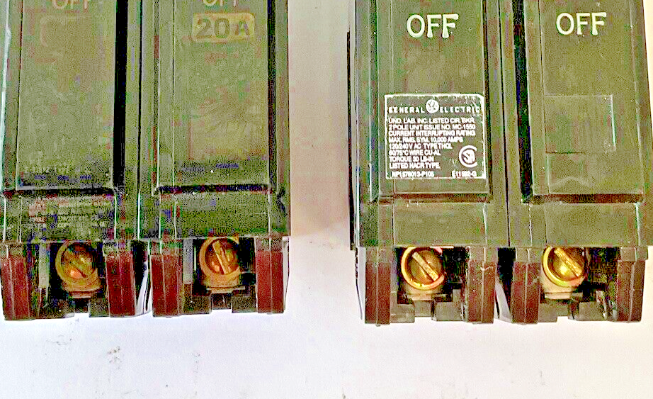 GE THQL2120 CIRCUIT BREAKER 20A TYPE THQL 120/240VAC ***LOTOF2***1