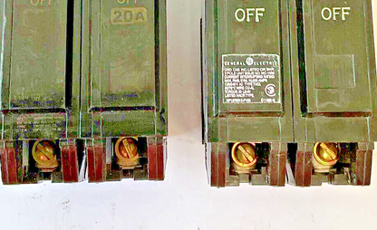 GE THQL2120 CIRCUIT BREAKER 20A TYPE THQL 120/240VAC ***LOTOF2***1
