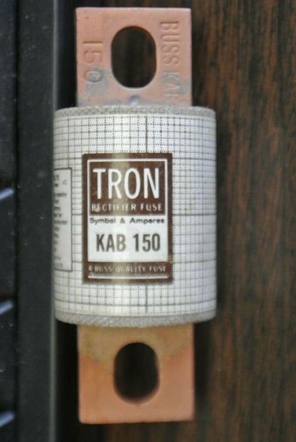 BOX of 5 / BUSSMANN / TRON KAB150 RECTIFIER FUSE / 250V / 150A / NEW SURPLUS0