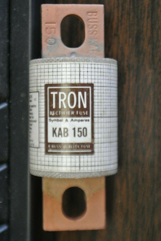 BOX of 5 / BUSSMANN / TRON KAB150 RECTIFIER FUSE / 250V / 150A / NEW SURPLUS0