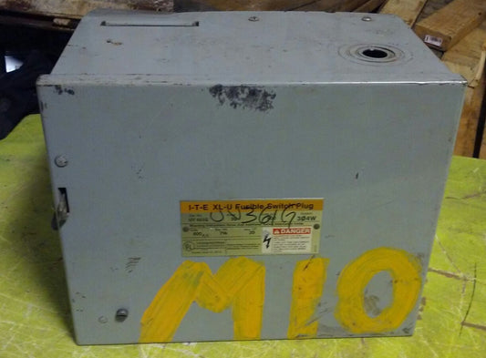 Siemens I-T-E XL-U Fusible Switch Plug UV461G - 30 Amp, 600 V (UV 461G)0