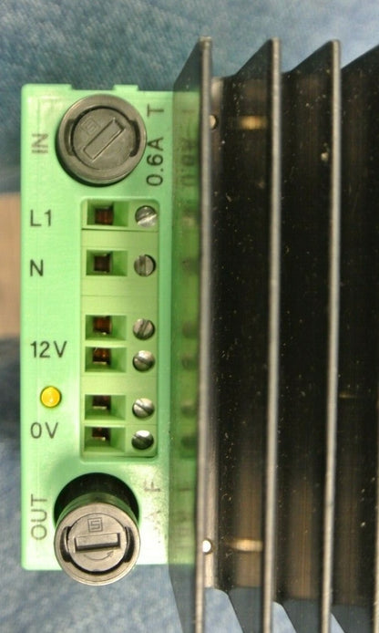 PHOENIX CONTACT CM 62-PS-120AC/12DC/1 POWER SUPPLY / 120VAC -- 12VDC / 1A6