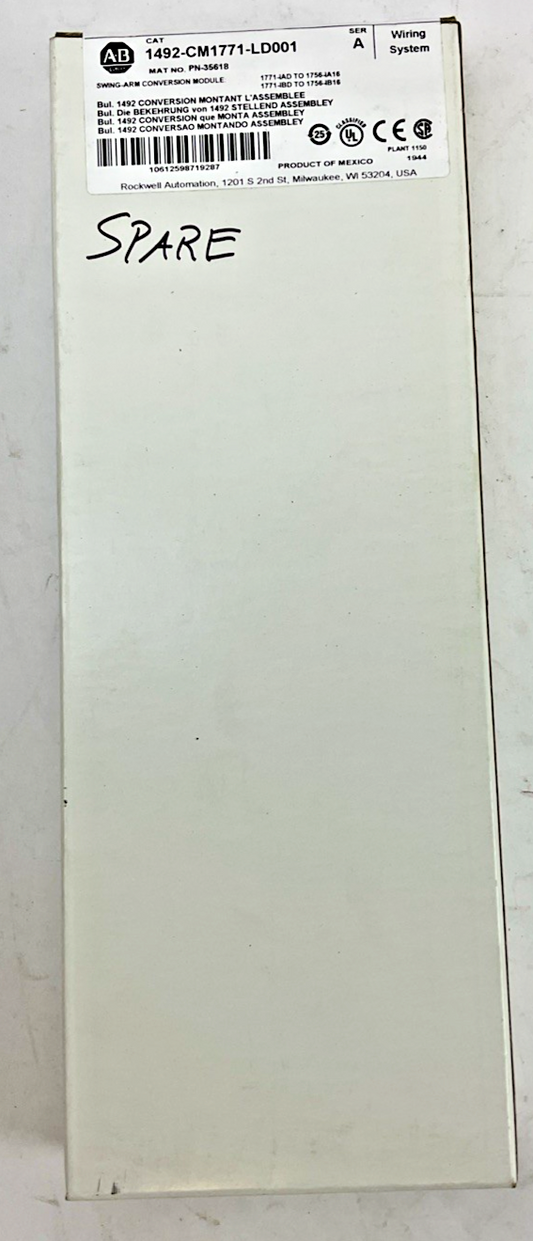 ALLEN BRADLEY 1492-CM1771-LD001 SWING-ARM CONVERSION MODULE SER.A0
