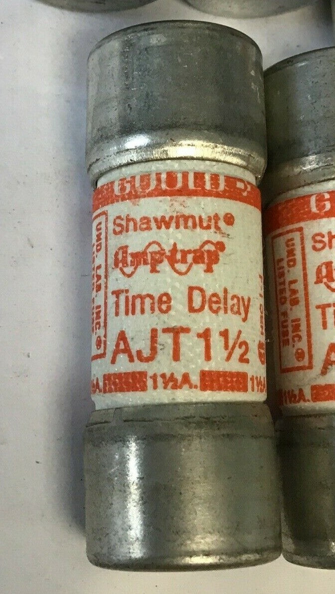 GOULD SHAWMUT AJT1 1/2 AMP TRAP TIME DELAY  600V ***LOTOF7***1