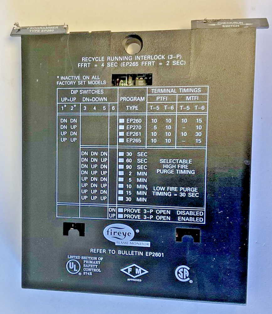 FIREYE EP260 PROGRAMMER MODULE -EP26010