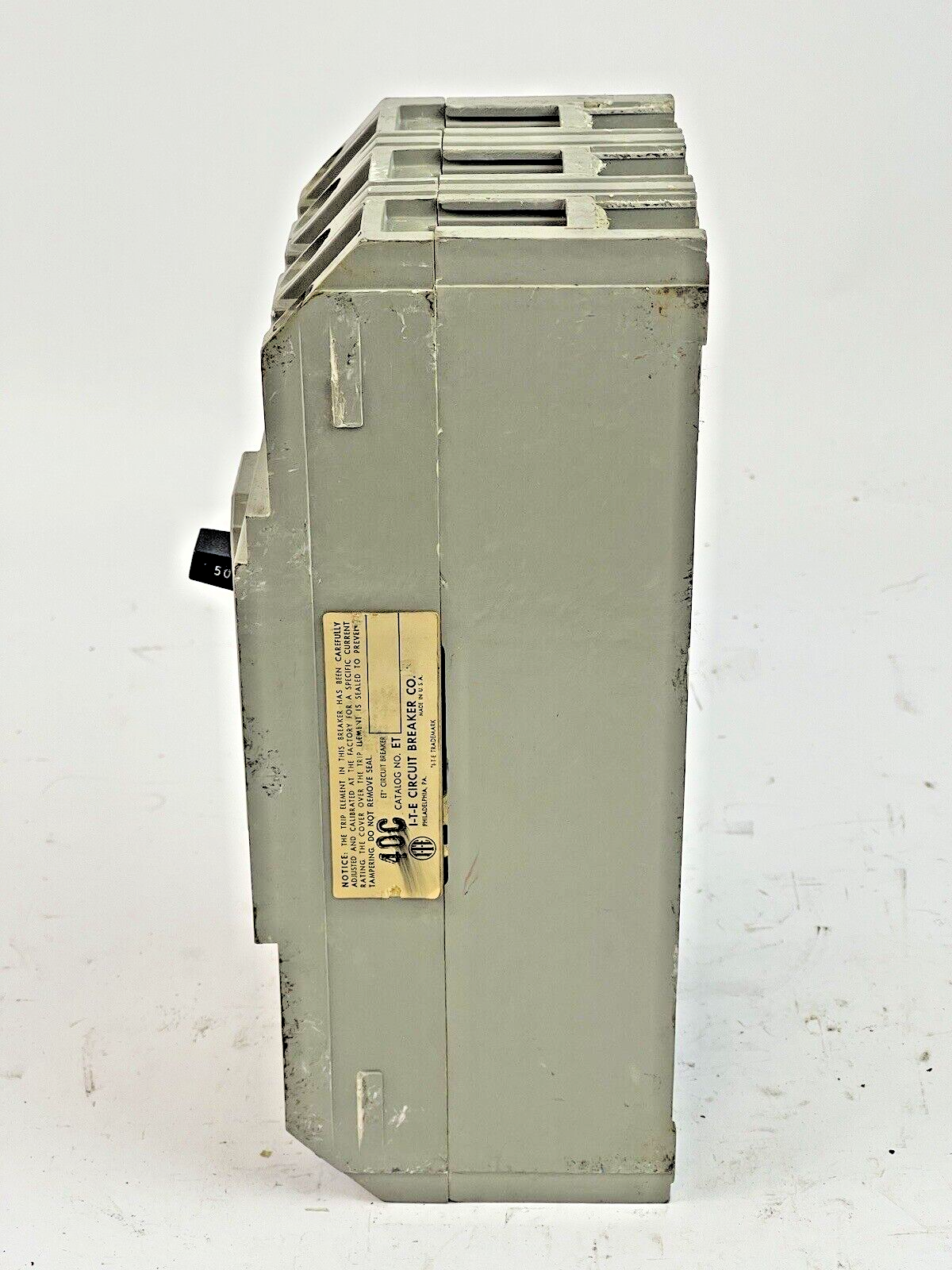 ITE / SIEMENS - HF3-B070 - CIRCUIT BREAKER - 70 AMP, 250 DC, 600 VAC, 3 POLE4