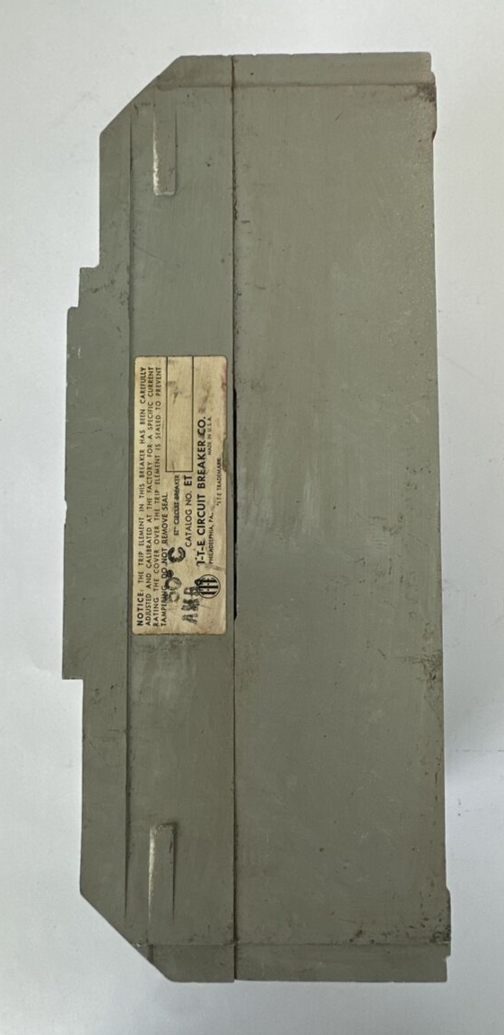 ITE H4162 CIRCUIT BREAKER HF FRAME TYP FTM 30AMP 3POLE 600VAC 250VDC3