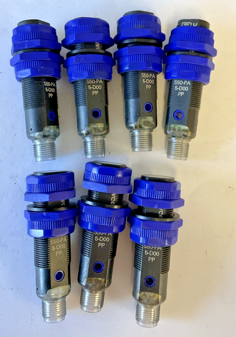 DATALOGIC S50-PA 5-D00 PP PHOTOELECTRIC SENSOR CLASS2 30VDC***LOTOF7***0