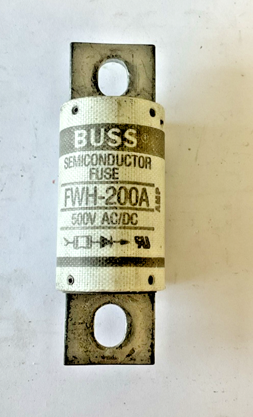 BUSS FWH-200A SEMICONDUCTOR FUSE  500VAC/DC ***LOTOF2***1