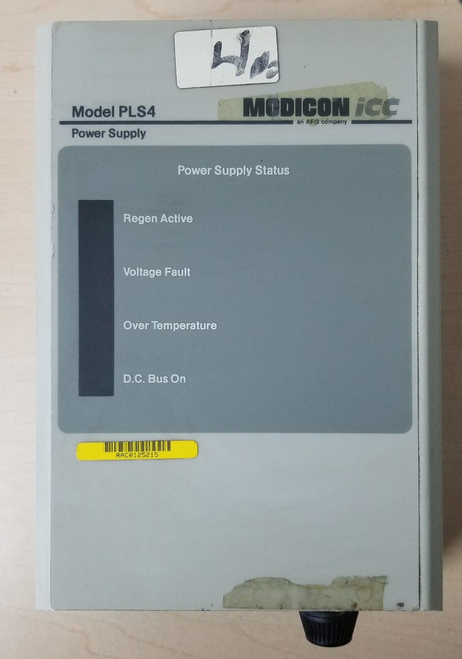 MODICON 110-0108 POWER SUPPLY, MODEL PLS40