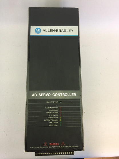 ALLEN BRADLEY 1391B-ESAA15-AQB AC SERVO CONTROLLER INPUT 230V 15 A OUTPUT 210V0