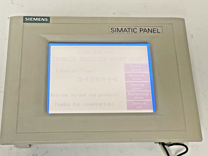 SIEMENS - 6AV 545-0BA15-2AX0 - SIMATIC TOUCH PANEL TP170A2