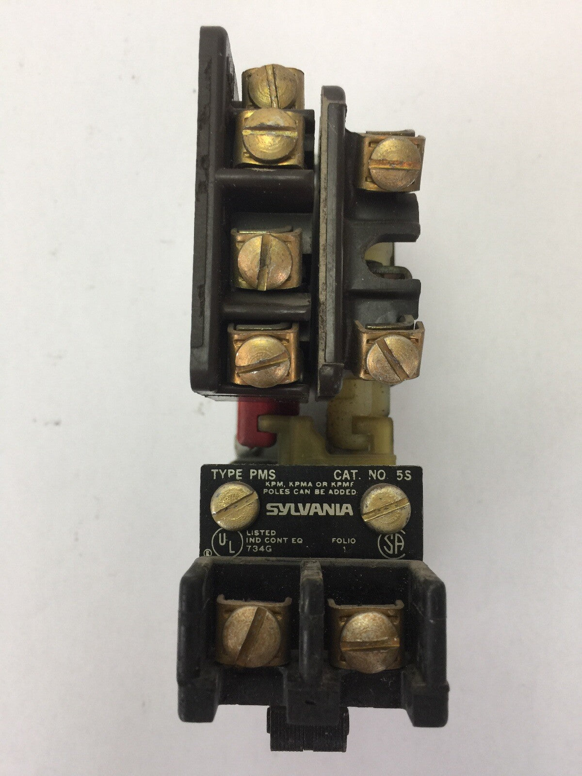 SYLVANIA PMS 6S SLIM JIM RELAY TB139-1 COIL 110-120V 60HZ 110V 50HZ0