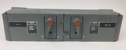 ZINSCO QSFT353B TWIN PANELBOARD FUSIBLE 30AMP 600VAC 3 POLE 7 1/8 HP0