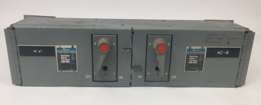 ZINSCO QSFT353B TWIN PANELBOARD FUSIBLE 30AMP 600VAC 3 POLE 7 1/8 HP0