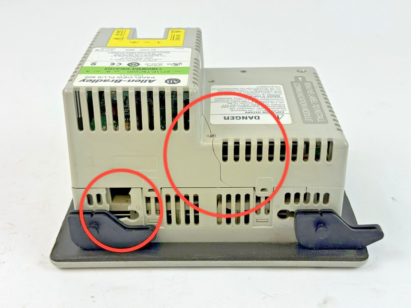 ALLEN-BRADLEY - 2711P-T6C20D SER. B REV. A - PANELVIEW PLUS 600 - 6" TOUCHSCREEN7