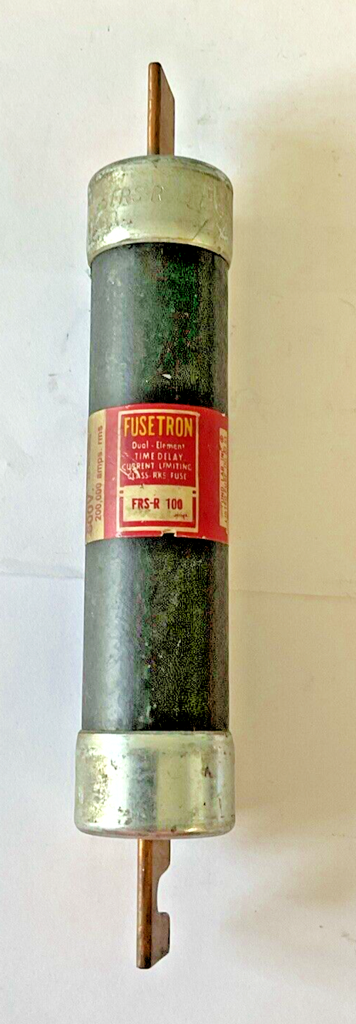 BUSSMANN FRS-R-100 FUSE TIME-DELAY FUSETRON 600V ***LOTOF3***1