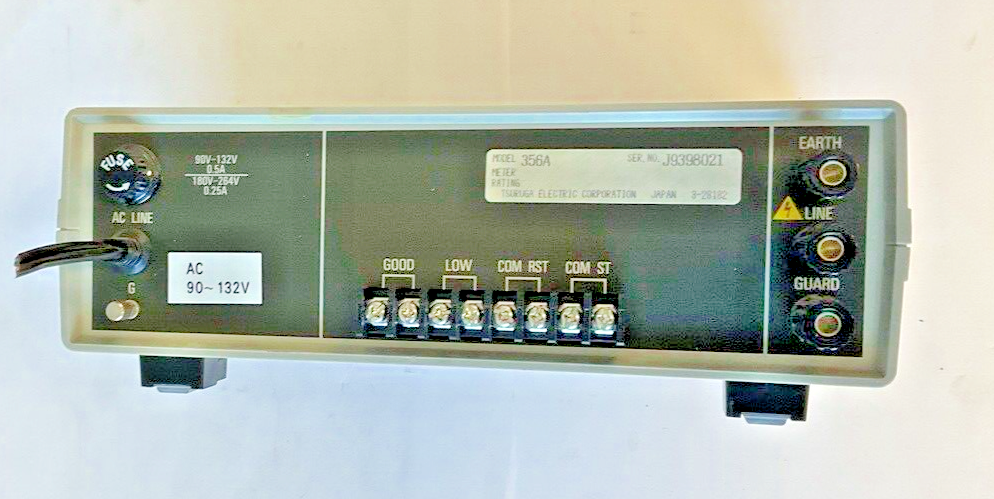 TSURUGA ELECTRIC 356A DIGITAL MEGGER/ INSULATION TESTER 90-120V **CORD WAS CUT**1