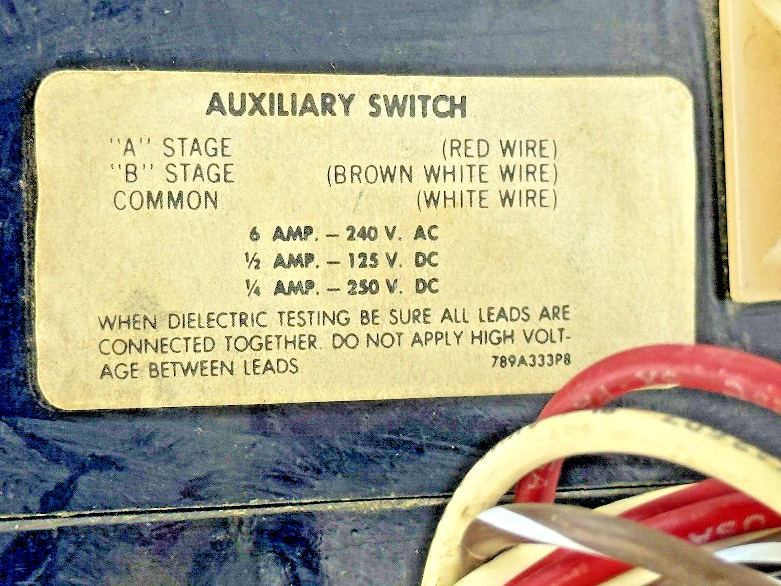 GE - TEC36050 - CIRCUIT BREAKER W/ AUXILIARY SWITCH - 3 POLE/ 600 VAC/ 50 A6