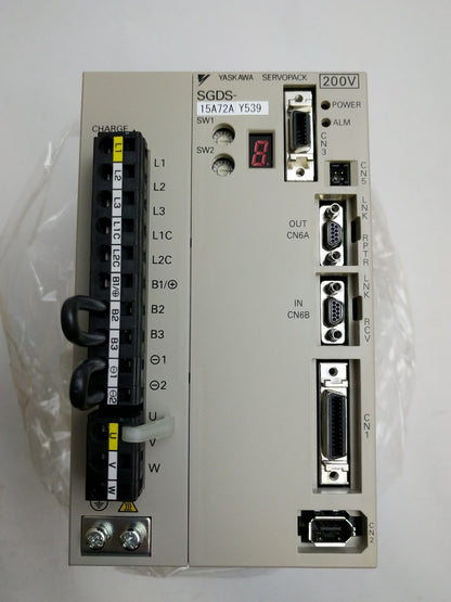 YASKAWA SGDS-15A72AY539 AC SERVOPACK OUTPUT: 230VAC, 0-300Hz 11.6A NEW SURPLUS2
