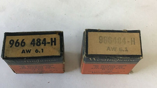 WESTINGHOUSE 966 484-H OVERLOAD HEATER AW 6.1***LOTOF2***0