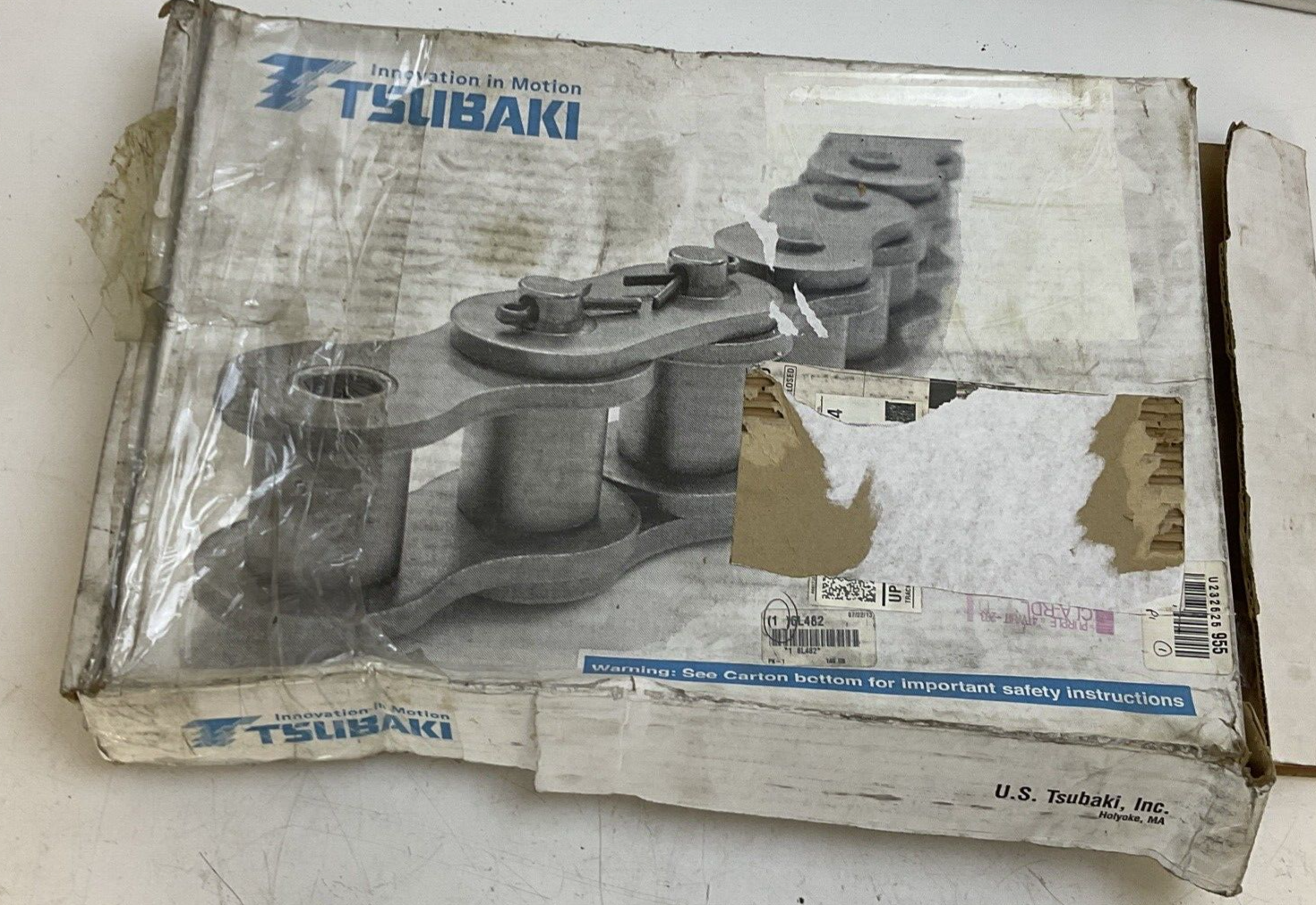 TSUBAKI RS 140 RIV ROLLER CHAIN 10'0