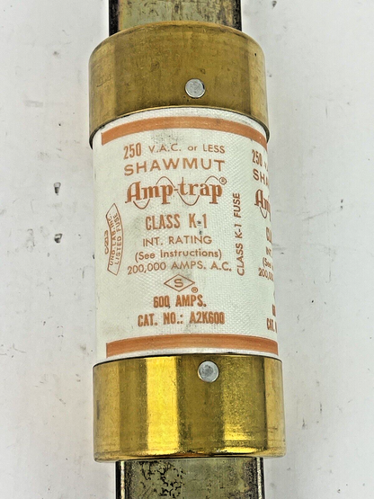SHAWMUT - A2K600 - AMP-TRAP CLASS K-1, 250 VAC, 600 AMP1