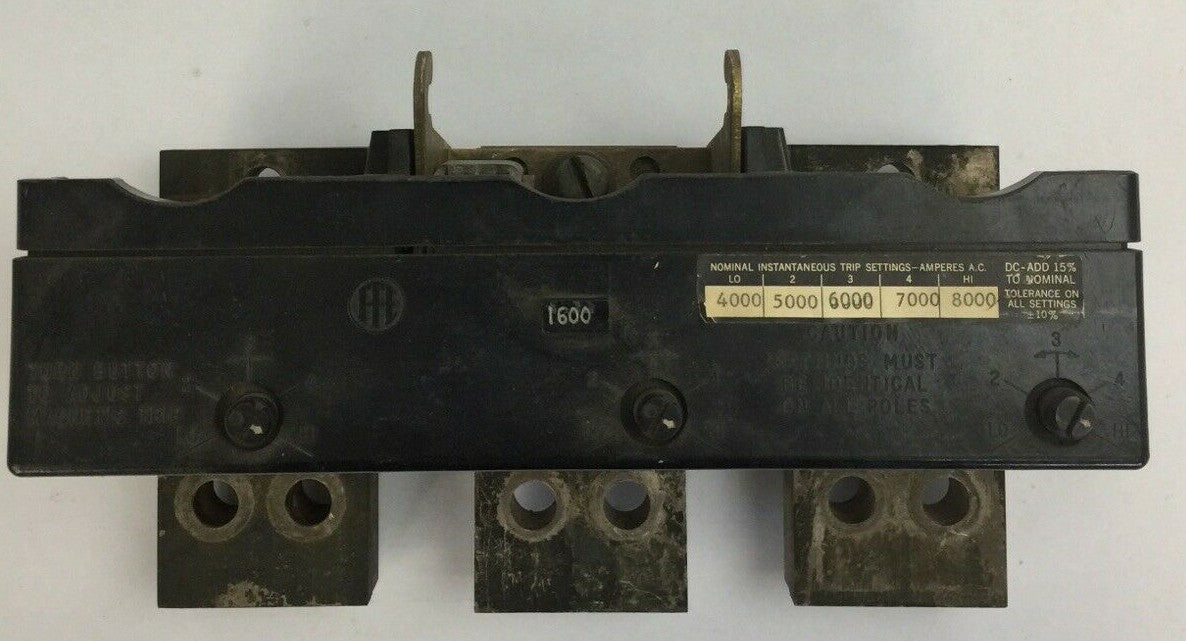 ITE GOULD KP3-T160 CIRCUIT BREAKER TRIP UNIT 1600AMP0