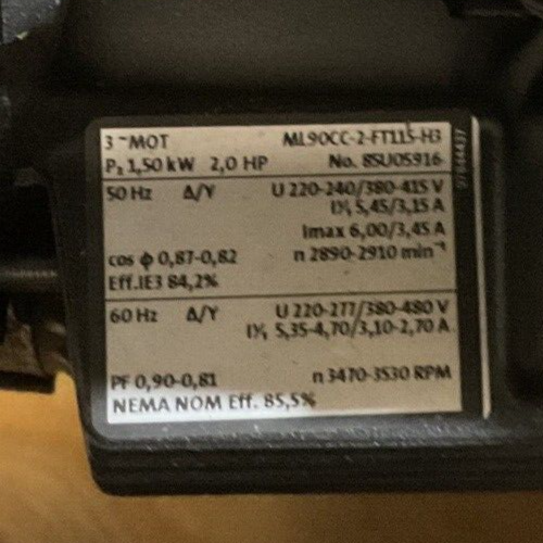 GRUNDFOS MTR3-8/8 A-W-A-HUUV CENTRIFUGAL PUMP 60HZ4