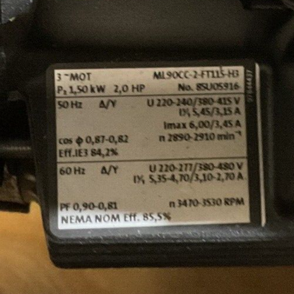 GRUNDFOS MTR3-8/8 A-W-A-HUUV CENTRIFUGAL PUMP 60HZ4