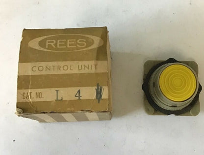  REES L4 YELLOW PUSH BUTTON PLASTIC HOUSING0