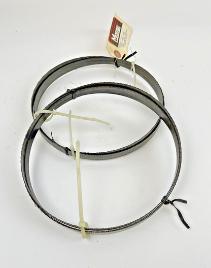 MORSE *LOT OF 2* ZHBDW14 - BAND SAW BLADES - 5' 4.5" L, 1/2" W, 14 Tpi, 0.025"1