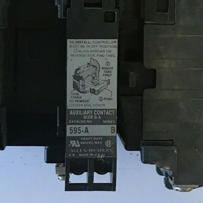 ALLEN BRADLEY 509-BOD STARTER SIZE 1 SER.B W/CB236 COIL W/O HEATER8
