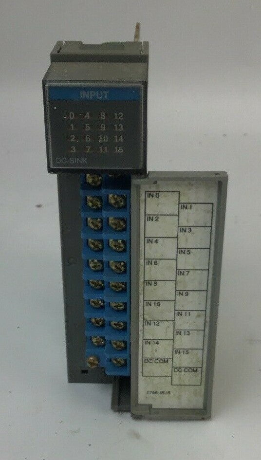 ALLEN BRADLEY 1746-IB16 SLC500 SER.C INPUT MODULE 30VDC ***LOTOF3***7