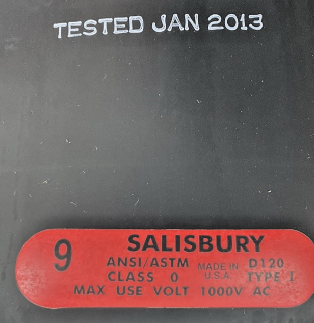 HONEYWELL GK011B/9 LINEMAN GLOVES SIZE12 1000V CLASS0 TYPE1 D120 AHCZ 2PAIR6