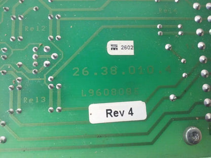 SIEB & MEYER K258957 POWER SUPPLY 32/100 26.38010.4 L960808E,26.38.09B2 L910409E1