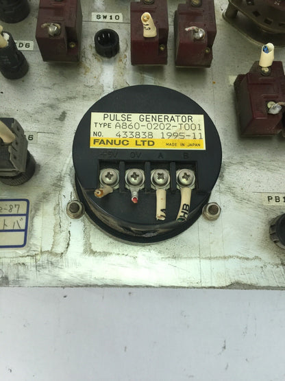 FANUC HZ82001-001A CONTROL PANEL A860-0202-T0012