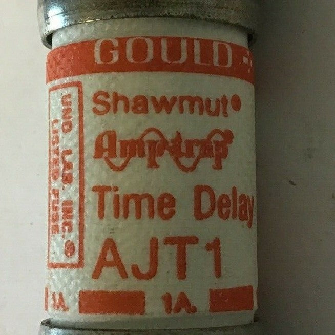 GOULD SHAWMUT AJT1 FUSE AMP-TRAP 1A TIME DELAY CLASS J 600VAC ***LOTOF10***4