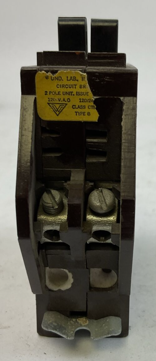 WADSWORTH B1520 15/20AMP 2POLE 120/240VAC CIRCUIT BREAKER1
