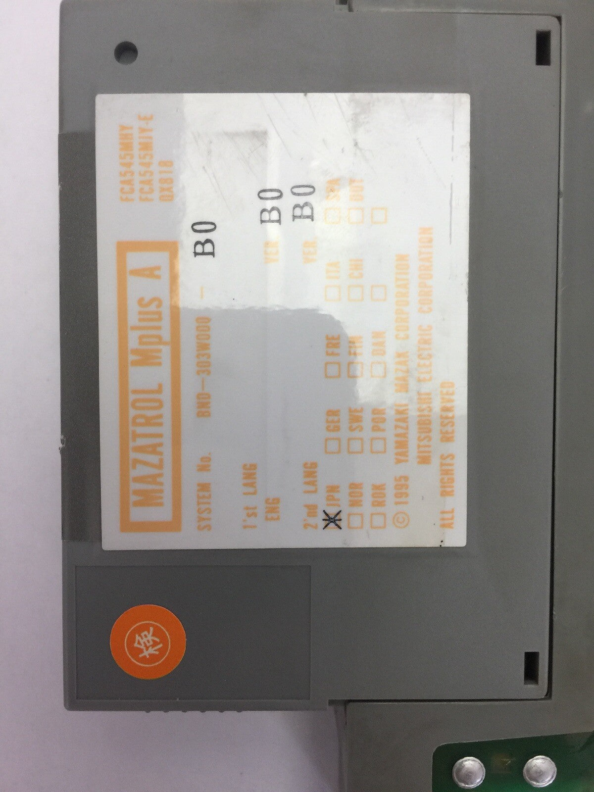 MITSUBISHI QX141C BN634A617G52 CIRCUIT BOARD QX812 MEMORY CASSETTE QX8188