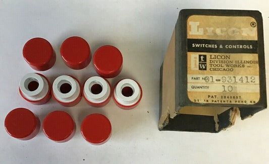   LICON SWITCH COMPONENTS 01-931412 PUSHBUTTON CAP***LOTOF10***0