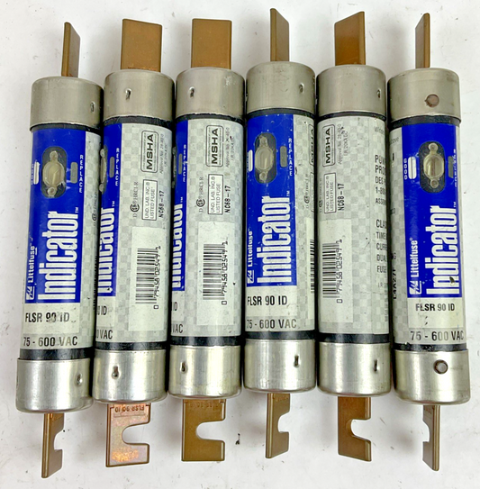 LITTELFUSE FLSR 90 ID INDICATOR FUSE 75-600VAC 90A ***LOTOF6***0