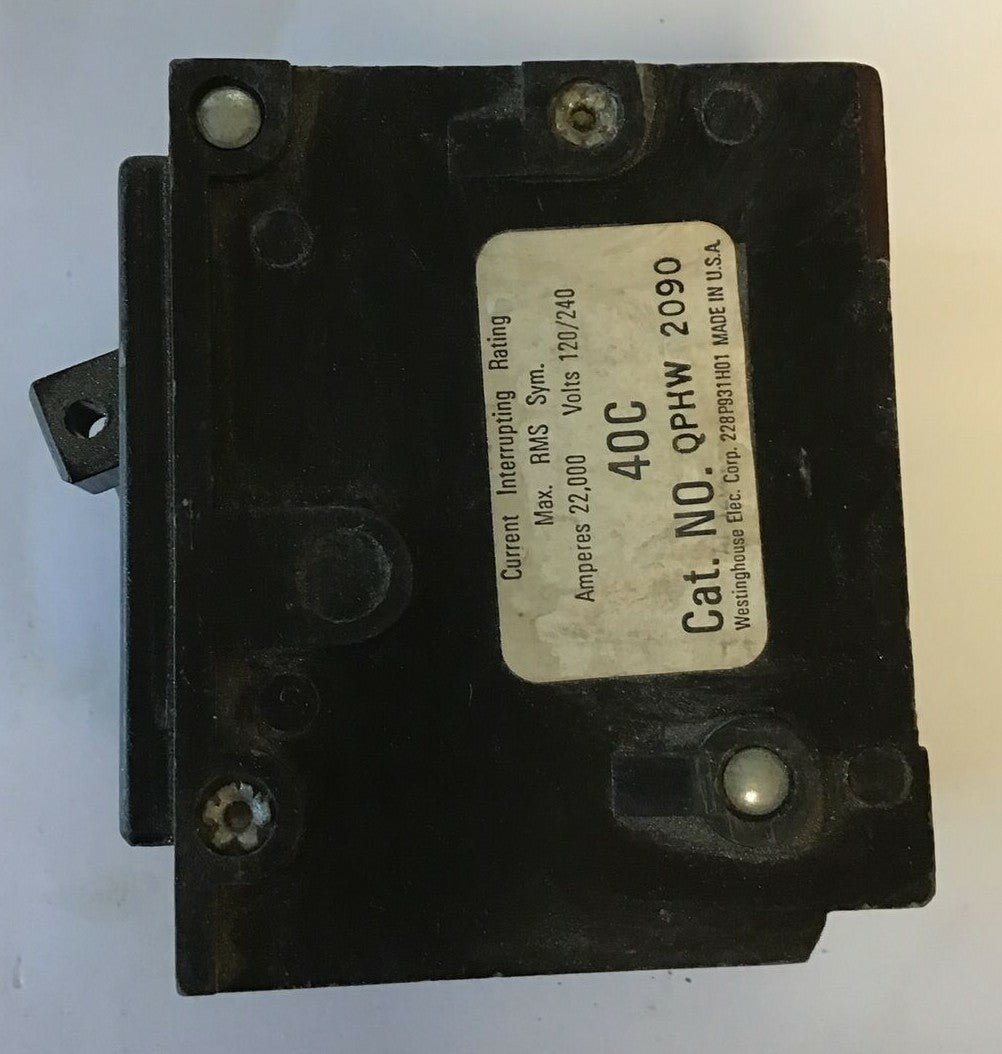 WESTINGHOUSE QPHW2090 CIRCUIT BREAKER 120/240VAC 2POLE 90AMP4
