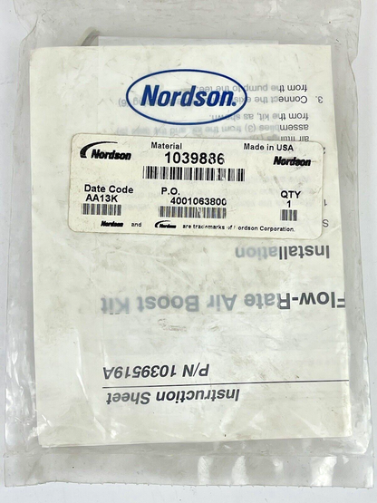 NORDSON - 1039886 - KIT i-CONTROL AIR FLOW BOOST FOR PORCELAIN ENAMEL POWDERS1