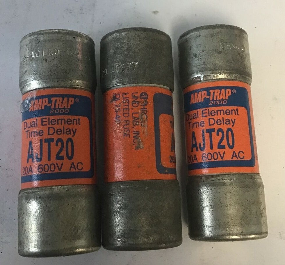 FERRA-SHAWMUT AJT20 AMP-TRAP TIME DELAY 600VAC CLASS J****LOTF3****0