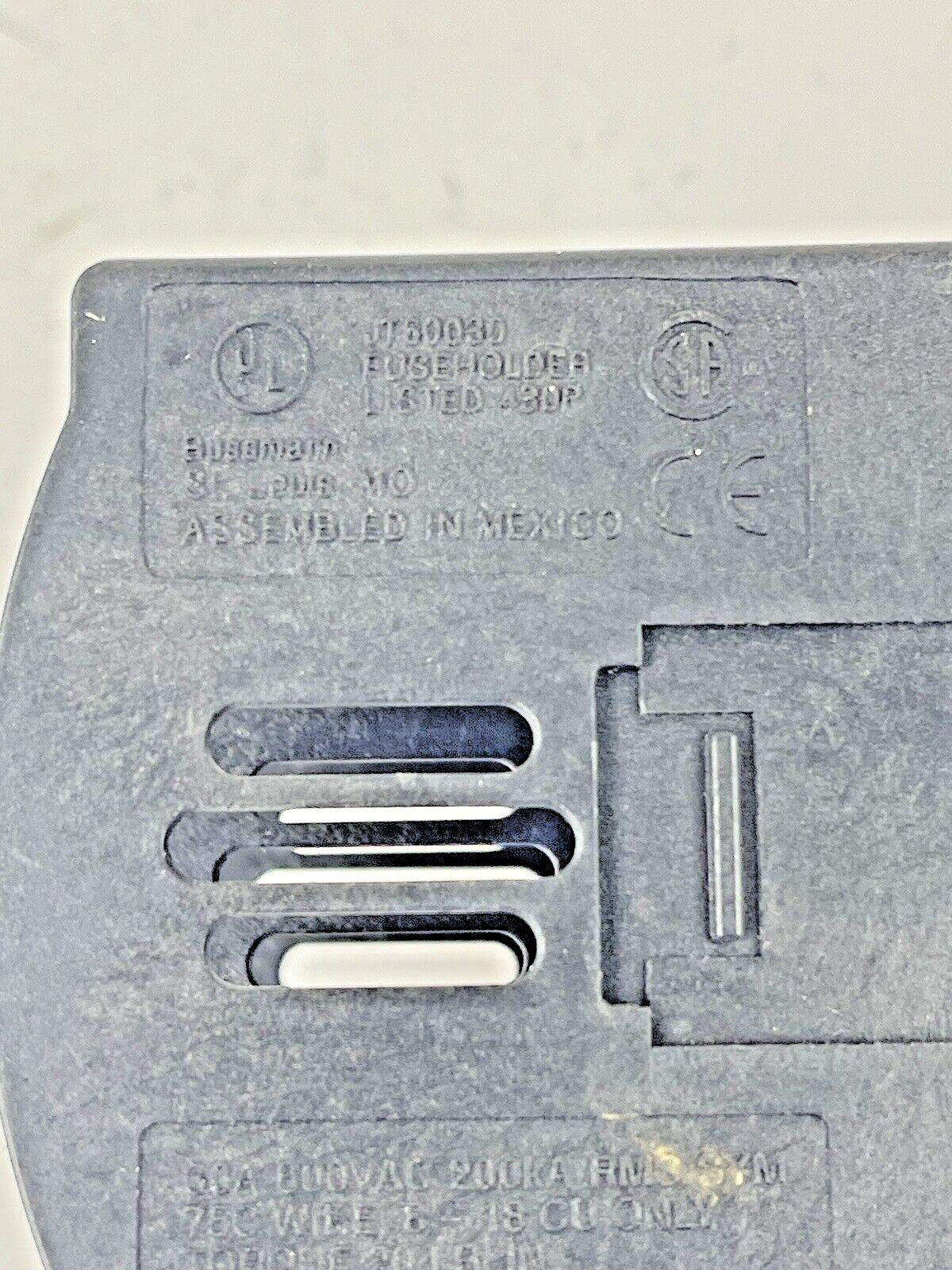 BUSSMANN **LOT OF 9** - JT60030 - FUSEHOLDER - 30A, 600VAC, 200kA2