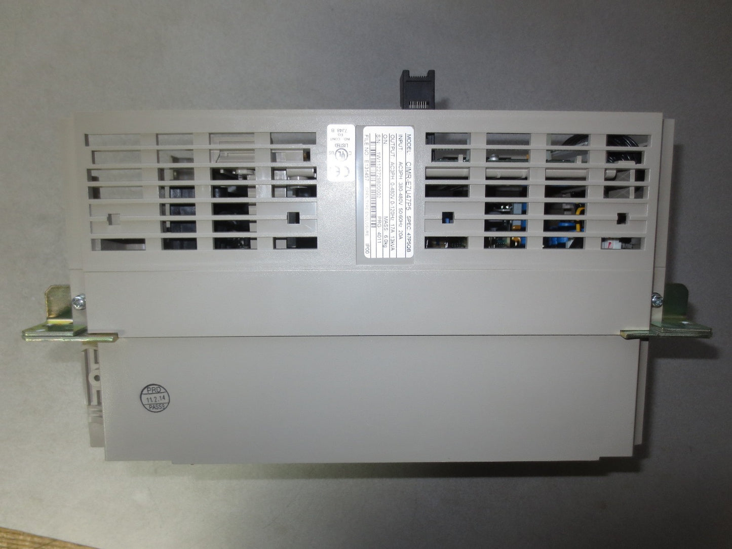 YASKAWA CIMR-E7U47P5 VARIABLE FREQUENCY DRIVE, 10HP - FOR PARTS or NOT WORKING4