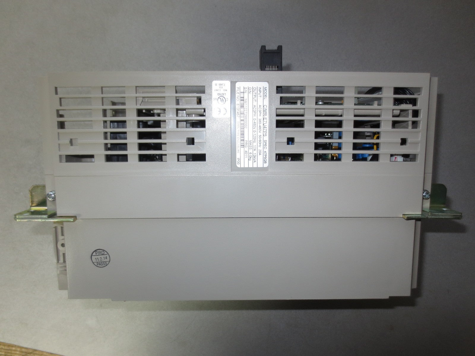 YASKAWA CIMR-E7U47P5 VARIABLE FREQUENCY DRIVE, 10HP - FOR PARTS or NOT WORKING4