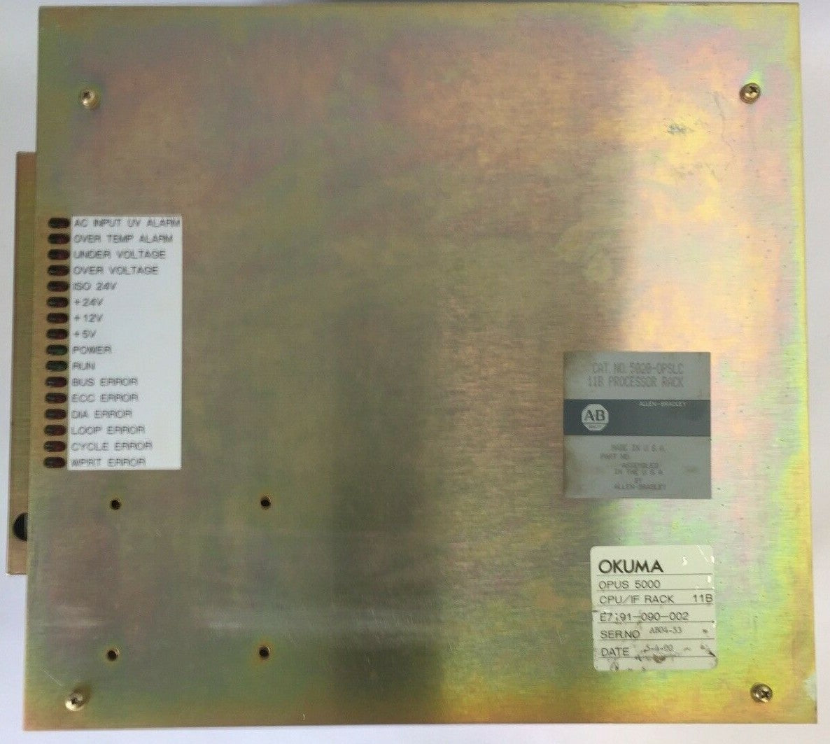 OKUMA E7191-090-002 CPU/IF RACK2